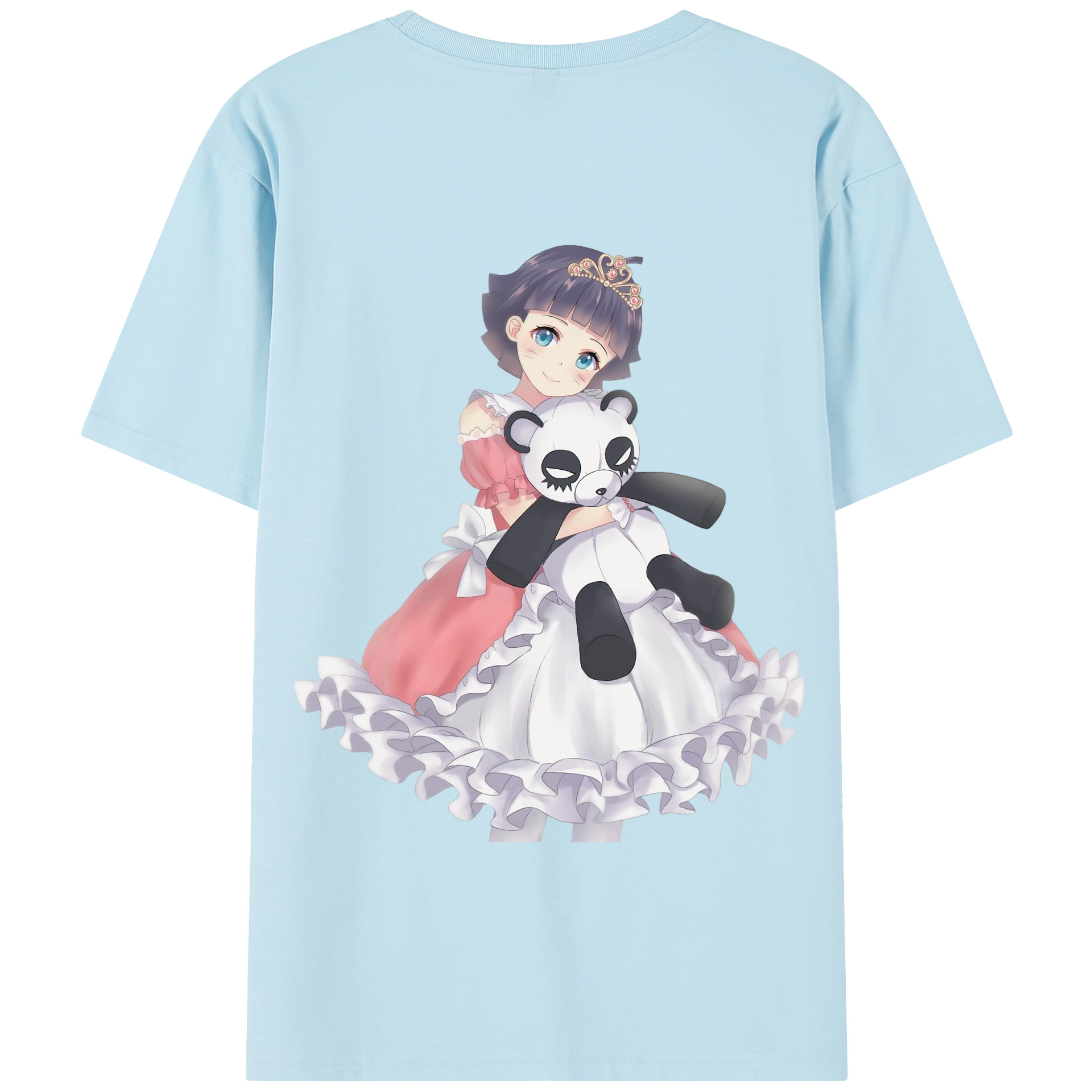 （画像用） NARUTO -ナルト- うずまき ヒマワリ Uzumaki Himawari 綿100％半袖Tシャツ（背面プリント）